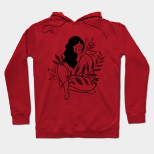 Siple Woman Design Hoodie